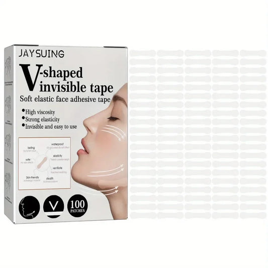 100pcs, Invisible Instant Facelift Sticker Patches, Thin Facial Tape To Lift Neck,Eyes, Double Chin Fade Wrinkles - Beauty Tool